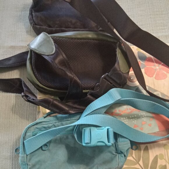 Fjallraven Lululemon Hunter - 3 small Crossbody bags green black gray turquoise - Picture 6 of 6